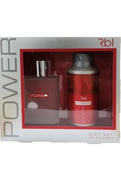 Rebul Power Erkek Parfüm Edt 90 Ml Ve Erkek Deodorant Sprey 150 Ml Kofre Set