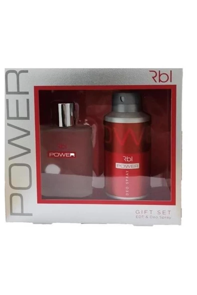 RBL Rebul Power Erkek Parfüm Edt 90 Ml Ve Erkek Deodorant Sprey 150 Ml Kofre