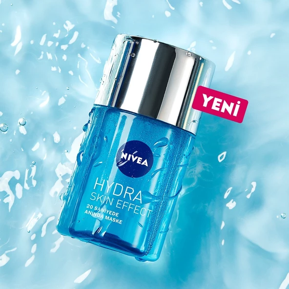 NIVEA Hydra Skin Effect 20 Saniyede Anında Yüz Maskesi 100ml, Saf Hyaluron, 72 Saat Nemlendirme - 4