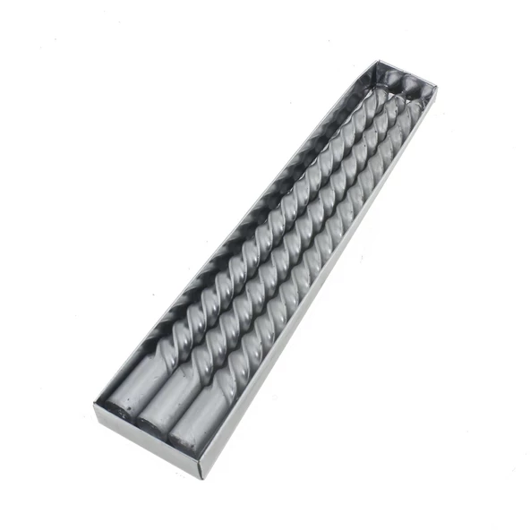 3 Adet 25cm Şamdan Mum Varaklı Spiral ürün görseli 1