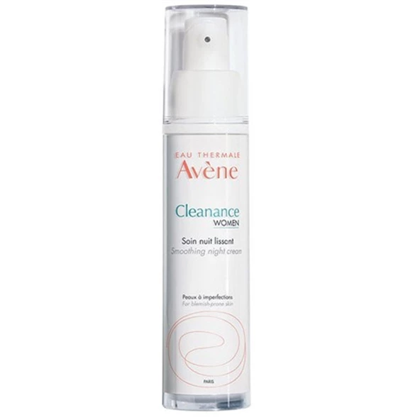 Avène Cleanance WOMEN Soin nuit lissant 30 ml ( Akneye Eğilimli Ciltler İçin İzleri Azaltan Gece Kremi )