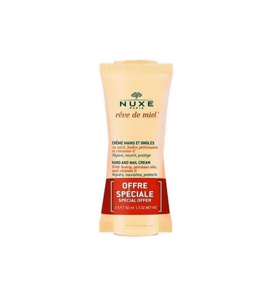 Nuxe Reve De Miel Creme Mains Et Ongles 2X50 Ml/ 2. Ürün Hediye