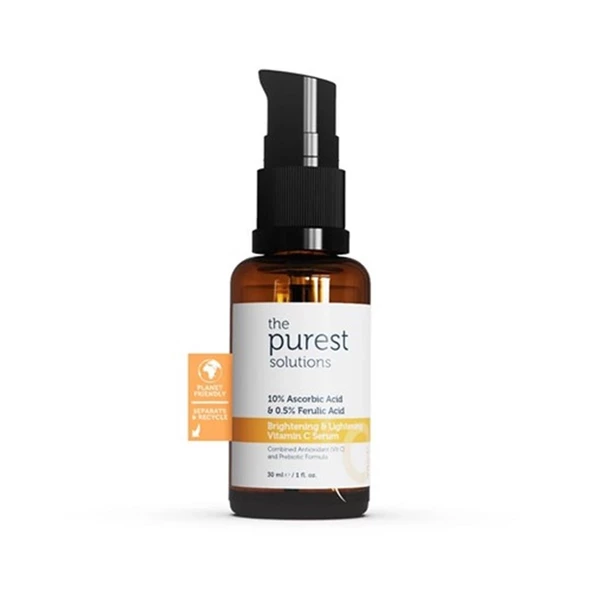 Purest Vita-C Serum & Aydınlatıcı Renk Tonu Eşitleyici C Vitamini Serum 30 ml/1 fl oz.