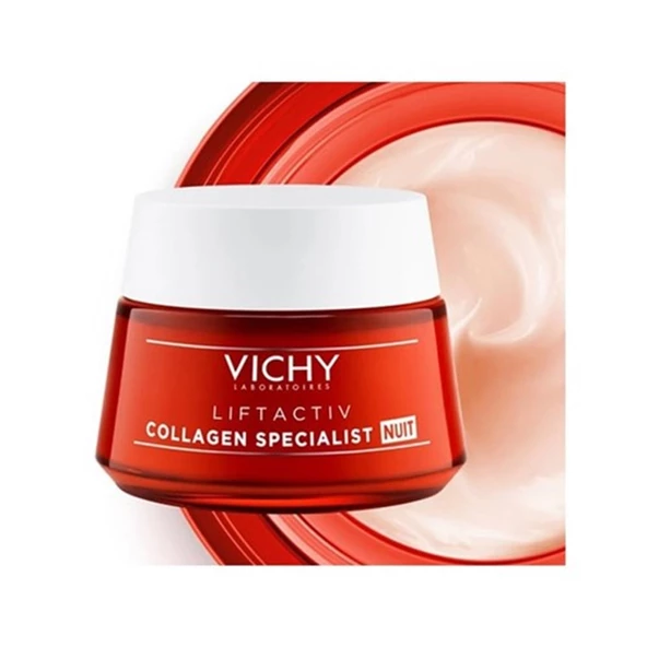Vichy Liftactiv Collagen Specialist Gece Bakım Kremi 50 ml