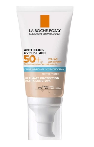 La Roche Posay Anthelios Uvmune Ultra Creme Renkli SP50+ 50 ml Tüm cilt tipleri için Güneş Koruyucu