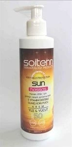 Soitenn Sun Hassas SPF 50 200 Ml ( Yüz & Vücut İçin Güneş Koruyucu Krem )