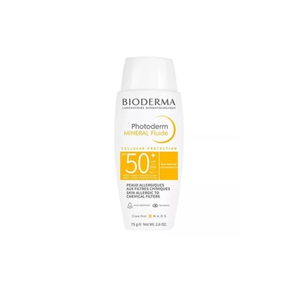 Bioderma Photoderm Mineral Fluid SPF50+ 75 Gr