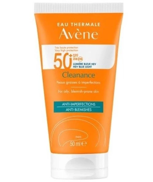 Avene Solaire Cleanance SPF 50+ Yağlı Ciltler için Güneş Koruyucu 50 ml ( Yeni )