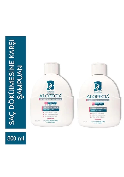 Alopecia Procapil ve IGF İçerikli Şampuan 2 x 300 ML