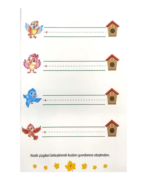 3 Yaş İlk Adımda Çizgilerle Öğreniyorum Kitabı Meşe Yayınları - Resim 2