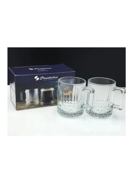Paşabahçe 55432 Elsia Cam Kahve Kupası 250 cc 2'li - 2