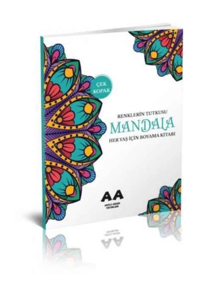 Mandala Renklerin Tutkusu Her Yaş Için Boyama Kitabı
