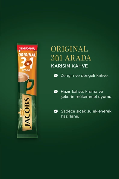 Jacobs 3ü1 Arada Kahve 80 Adet (40x2 Paket) - 2