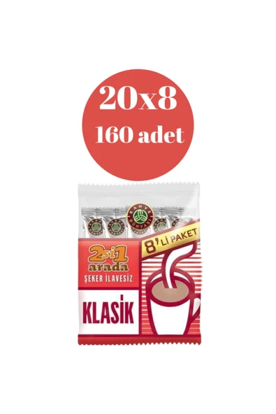 Kahve Dünyası 2si 1 Arada Klasik 8*20(160adet) ürün görseli