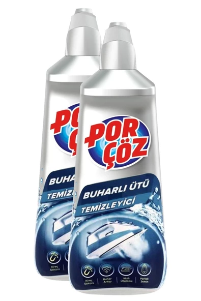 Porçöz Buharlı Ütü Temizleyici 400 ml X2 Adet