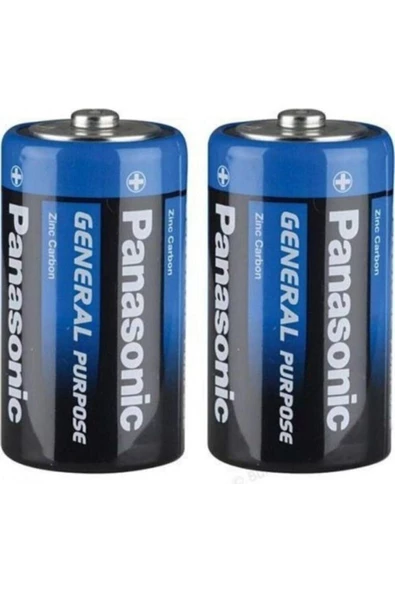 PANASONIC 10'lu Özel D Büyük Boy Pil Paketi 10 D - 2