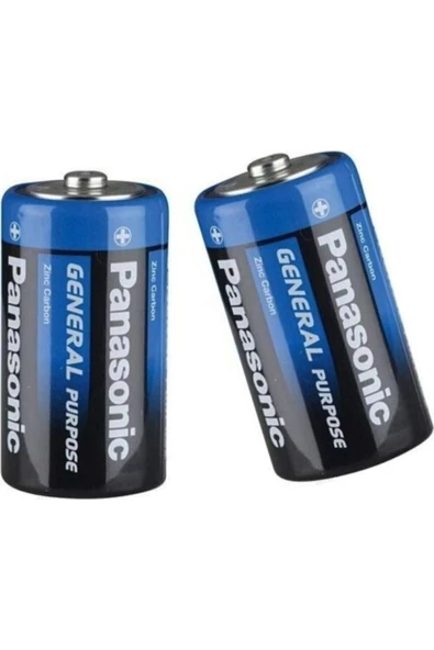 PANASONIC 10'lu Özel D Büyük Boy Pil Paketi 10 D - 3