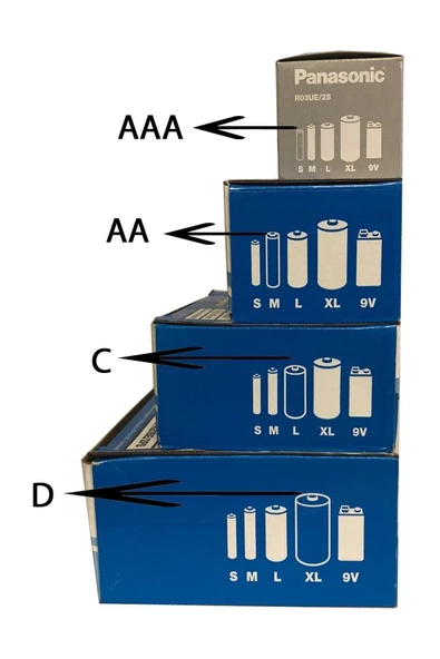 PANASONIC Alkalin D Büyük Boy Pil - 2 Adet (XL BOY) - 3