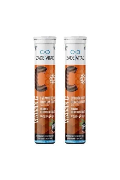 Vitamin C 20 Efervesan Tablet ×2
