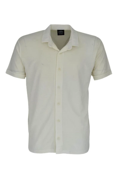 Erkek Apaçi Yaka Gömlek 9983 BGL-ST03040 - Resim 2