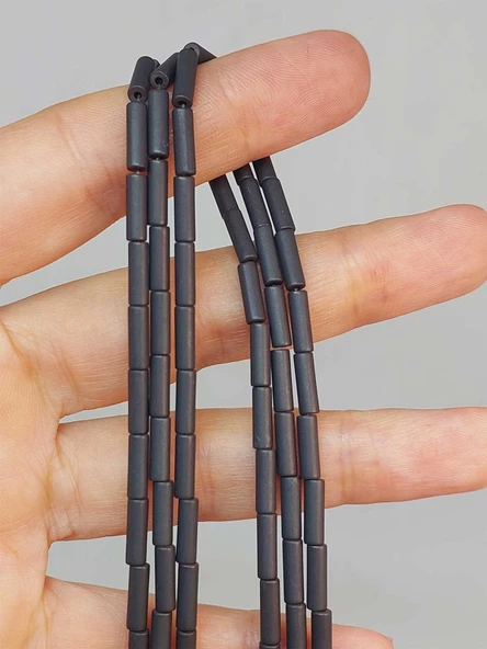 Hematit Taşı Dizi 3*9mm (49618) ürün görseli 1