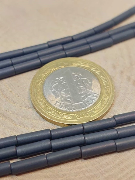 Hematit Taşı Dizi 3*9mm (49618) - Resim 2