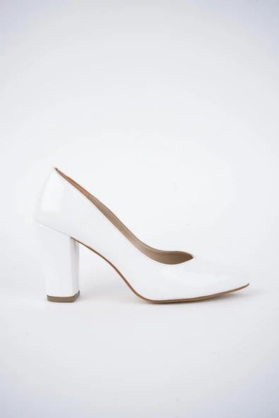 Muggo W707 Garantili Kadın Klasik Günlük Tarz Şık ve Rahat Topuklu Ayakkabı - 5