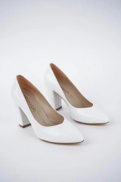 Muggo W707 Garantili Kadın Klasik Günlük Tarz Şık ve Rahat Topuklu Ayakkabı - 6