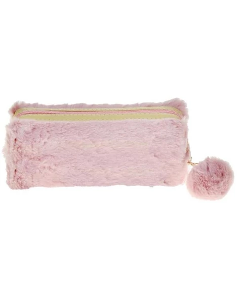 Dolphin Peluş Kalem Çantası Pembe Pc897
