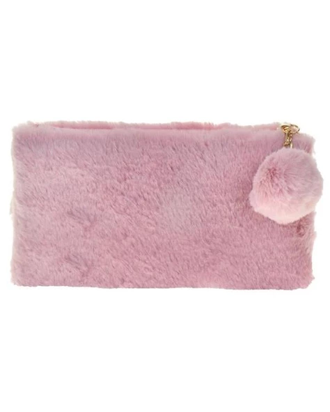 Dolphin Peluş Kalem Çantası Pembe Pc898