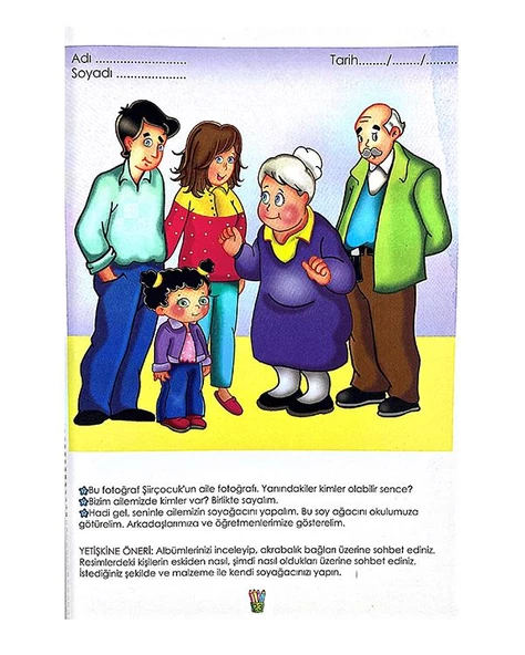 5 Yaş Sevgili Ailem Hadi Bana Katılın Okul Öncesi Kitap Şiir Çocuk - 2