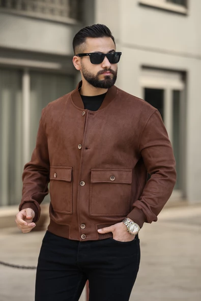 ERKEK BAHARLIK PİLOT SÜET CEKET - 5
