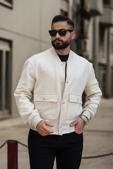 ERKEK BAHARLIK PİLOT SÜET CEKET - 12
