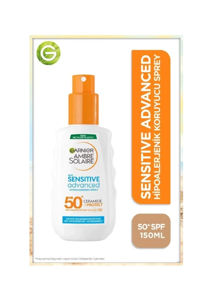 Garnier Garnier Kids Sensitive Advanced Spray Çocuk Hassas Spf50 150ml