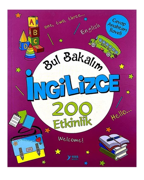 Bul Bakalım 200 İngilizce Etkinlik Kitabı Yuva Yayınları