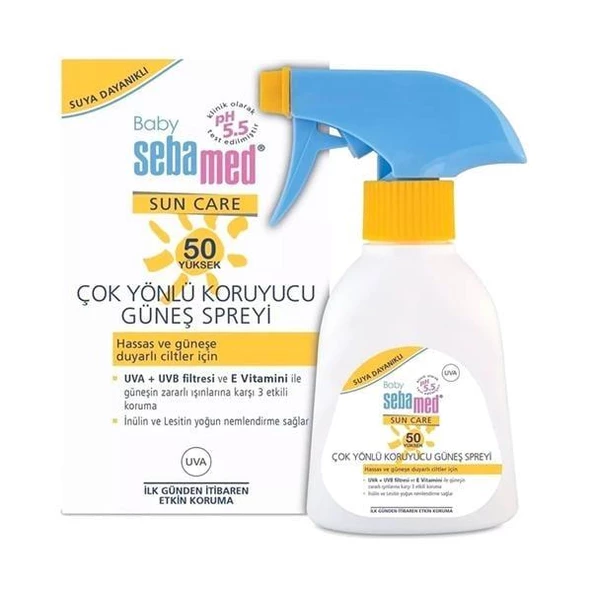 Sebamed Baby Çok Yönlü Koruyucu Güneş Spreyi Spf 50 200 ml