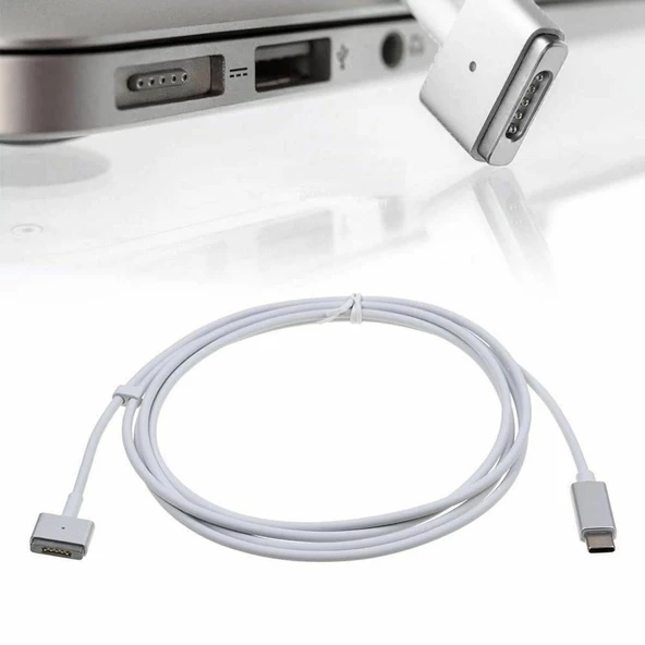 Macbook Magsafe 2 Type-C to Magsafe 2 Şarj Kablosu - 2