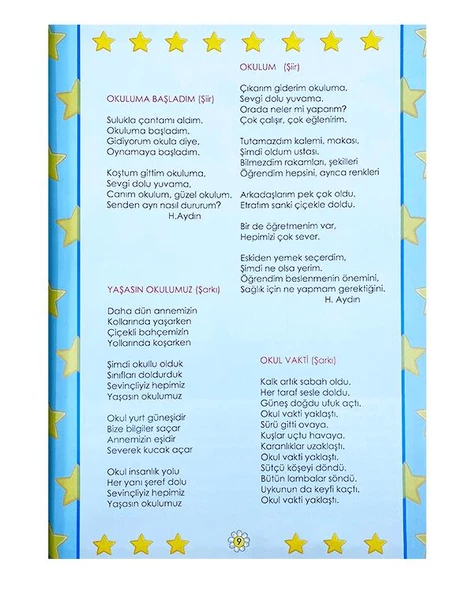 Okul Öncesi Belirli Gün ve Haftalar Kitabı Şiir Çocuk Yayınevi - 3