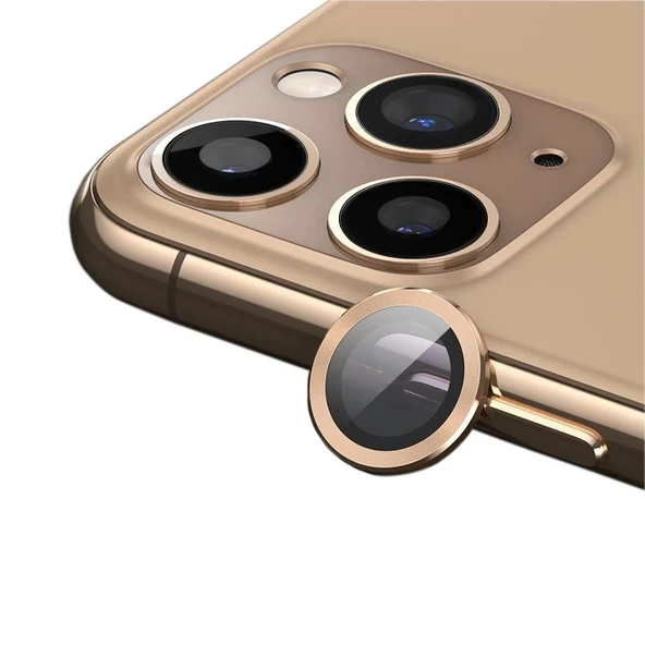 iPhone 13 Pro / 13 Pro Max Toz Geçirmez Temperli Kamera Lens Koruyucu - Resim 5