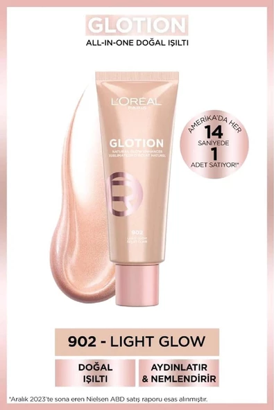 L'oréal Paris Glotion All-In-One Doğal Işıltı 902 - Light Glow