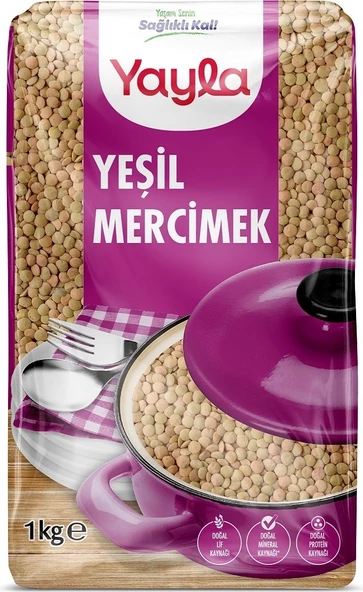 Yayla Yeşil Mercimek 1 kg