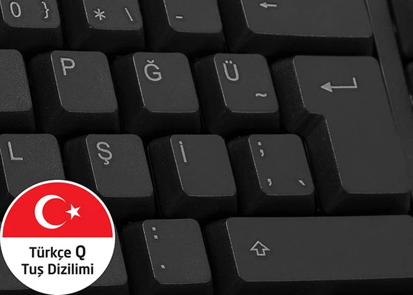 Everest Km-2510 Siyah Kablosuz Q Multimedia Klavye + Mouse Set - 3