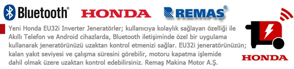 Honda Eu 32İ Inverter 3.2 Kva Bluetooth Sessiz Benzinli Jeneratör - 10