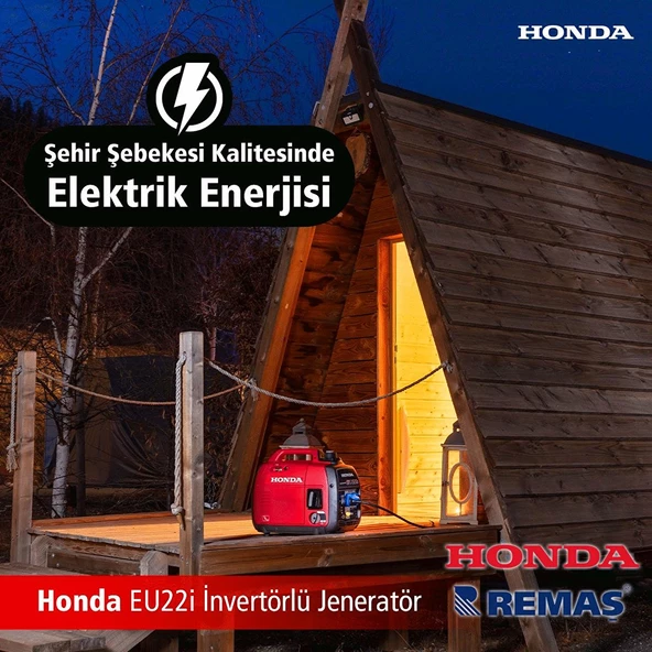 Honda EU22i Inverter 2.2 KVA Sessiz Benzinli Jeneratör - 4