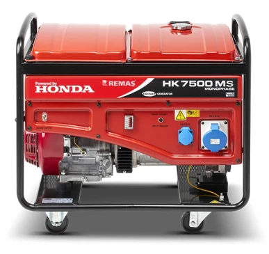 Honda HK 7500 MS Otomatik 7.5 kVA Monofaze Benzinli Jeneratör - Resim 2