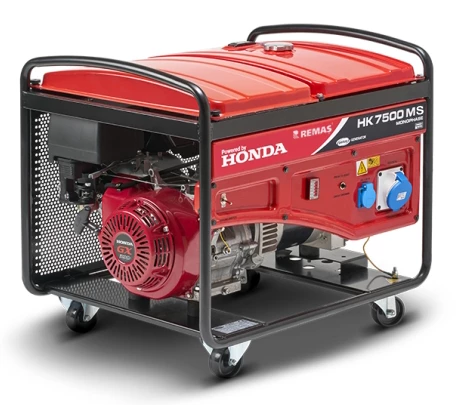 Honda HK 7500 MS Marşlı 7.5 kVA Monofaze Benzinli Jeneratör