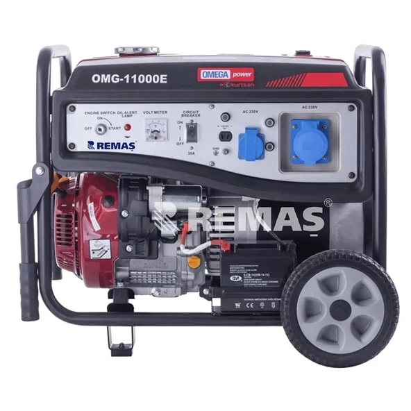 Omega OMG 11000 E Marşlı 11 kVA Monofaze Benzinli Jeneratör - 2