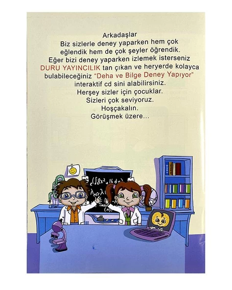 6-9 Yaş Deha İle Bilge Deney Yapıyor Kitabı Duru Yayınları - 4