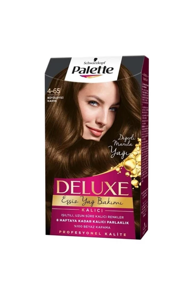 Palette Deluxe Kit Saç Boyası-4.65-büyüleyici Kahve