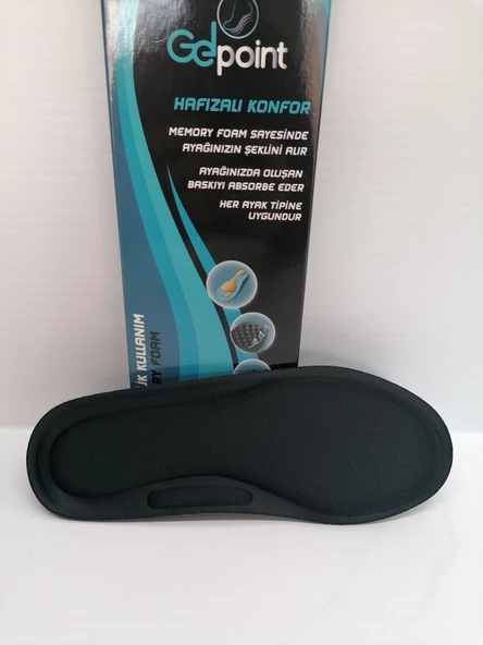 SOLMAZ GELPOİNT GÜNLÜK KULLANIM İÇİN MEMORY FOAM AYAKKABI TABANLIĞI - 3